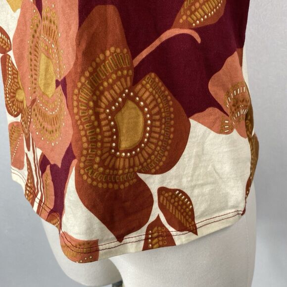 Anthropologie TINY sz XS Retro Floral Tee - Picture 7 of 11